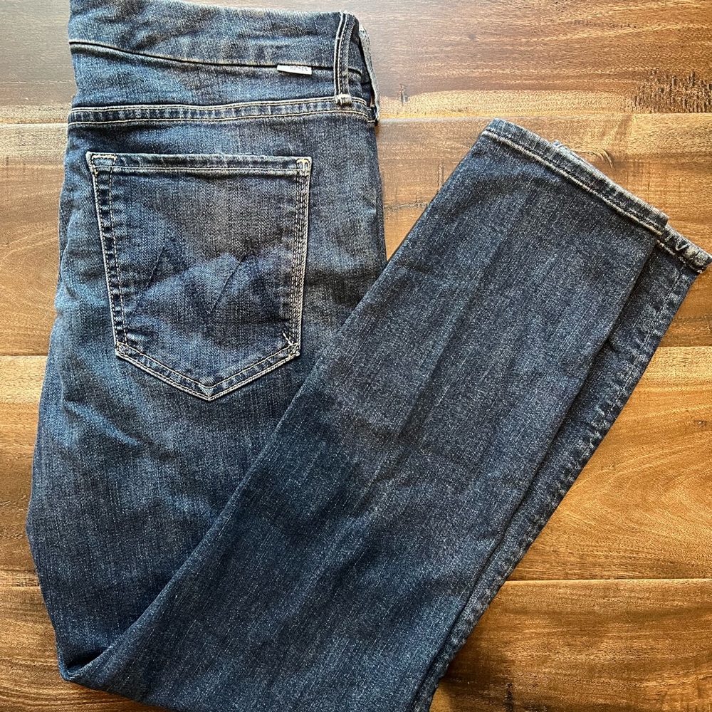 MOTHER The Looker Crop Women’s Blue Jeans  - Size 31